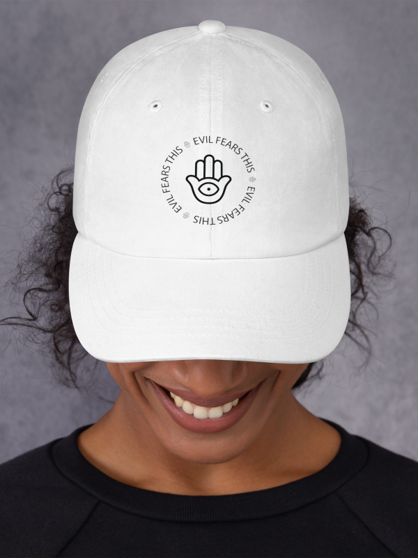 Evil Fears This (Hamsa) - Baseball Cap