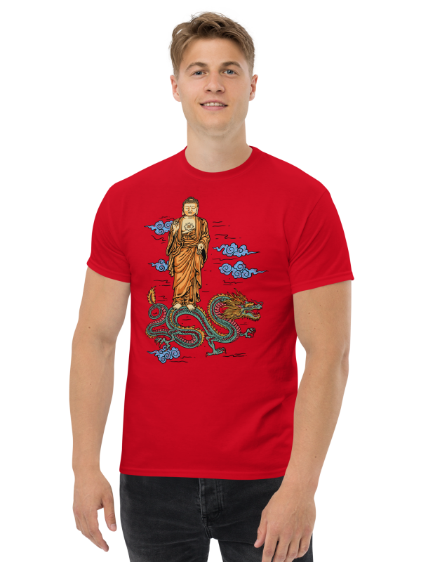 Buddha Standing on a Dragon - Unisex classic tee